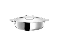 All Steel Ceramic Non-stick Coated Roasting Pan With Lid 28CM