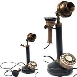 Contemporary Style Table Decorative Authentic Model Candle Phone Black