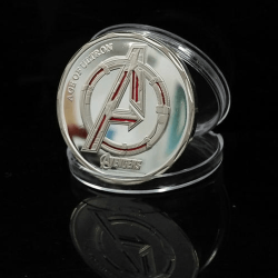 Last 4x .999 Silver Plated Avengers - Age Of Ultron Coins