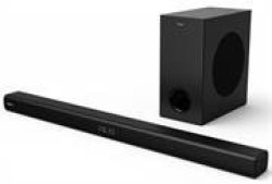 Hisense HS218 2.1 Channel Sound Bar Retail Box 1 Year Limited Warranty   specifications• Product Code: HS218• Description: HS218 2.1 Channel Sound Bar audio •