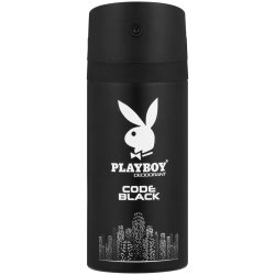 PLAYBOY Deodorant 150ML - Code Black