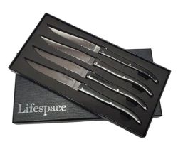 Lifespace 'laguiole' 4-PIECE Steak Knives In A Gift Box