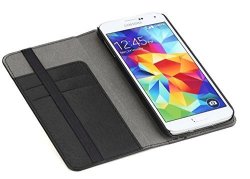 Samsung Galaxy S5 Case - Poetic Samsung Galaxy S5 Case Flipbook Series - Lightweight Professional Pu Leather Protective Flip Cover Case For Samsung Galaxy