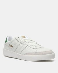 Gola Inca Leather Sneakers White green