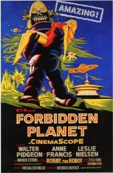Pop Culture Graphics Forbidden Planet Poster Movie C 11X17 Walter Pidgeon Anne Francis Leslie Nielsen Warren Stevens