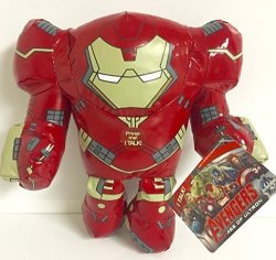 Marvel Avengers Age Of Ultron Talking Hulkbuster Plush Toy Doll 8" Hulk Buster Speaks 5-6 Phrases