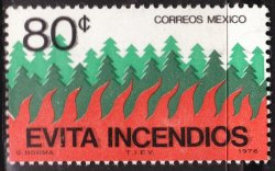 Mexico 1976 Fire Prevention Campaign Complete Set Sg 1379 Unmounted Mint Complete Set