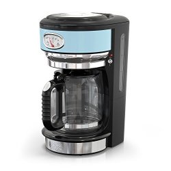 Russell Hobbs CM3100BLR Retro Style 8-CUP Coffeemaker Heavenly Blue