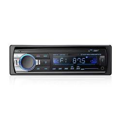Bluetooth Car Audio Stereo Receiver - Leshp Bluetooth Car Stereo Audio Single Din In Dash 12V Fm Receiver MP3 Radio Player With Remote Control 60WX4