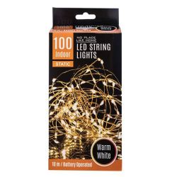 String Lights - Indoor - Warm White - 10 M - 100 LED - 3 Pack
