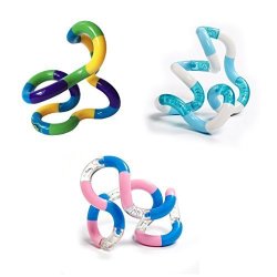 Tangle Jr. Brain Tools Classic Sensory Fidget Toy 3 Pack in Various Colours