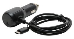 2.1A Type C Fixed Car Charger - Black