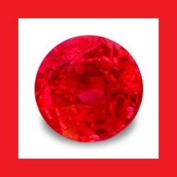 Ruby Natural Madagascar - Pigeon Blood Red Round Cut - 0.260CTS