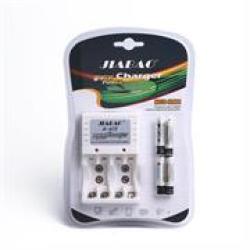 JiaBao A613 Multi Battery Charger With 4 Pieces 600MAH Aa Rechargeable Batteries Retail Box No Warranty Product Overview Put The Batteries Into The Charger