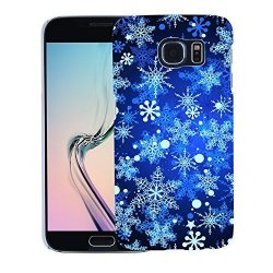 Eunomia Christmas Winter Snowflake Case Cover For Iphone 6 7 8 Huawei Mate 8 9 P9 Xiaomi - For Samsung Galaxy S6 Edge