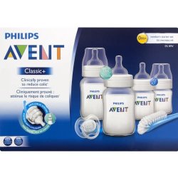 Avent Classic+ Newborn Starter Set Feeding Bottles Set