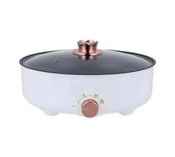 30CM Non Stick 220V Coating Portable Electric Frying Pan -F51-8-1455