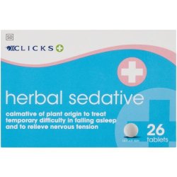 Clicks Herbal Sedative 26 Tablets