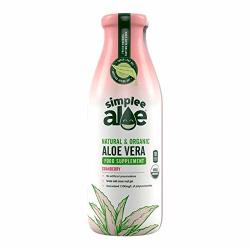Simplee Aloe Natural & Organic Cranberry Aloe Vera Juice - 500ML 17.59 Fl Oz