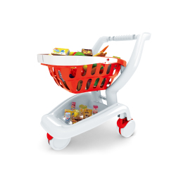 Jeronimo 2-in-1 Shopping Cart in Red white