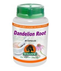 Willow - Dandelion Root 50 Capsules