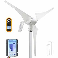 Pikasola Wind Turbine Generator 12V 400W With A 30A Hybrid Charge Controller. As Solar And Wind Charge Controller Which Can Add Max 500W Solar