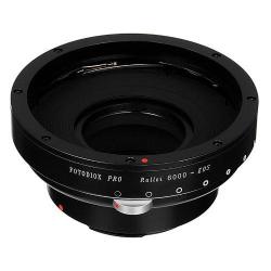 Fotodiox Pro Lens Mount Adapter - Rollei 6000 Rolleiflex Series Lenses To Canon Eos Ef Ef-s Mount Slr Camera Body With Built-in Aperture Iris