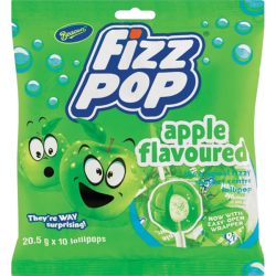Fizz Pop Apple Flavoured 10'S