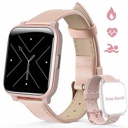 Smart Watch For Women Hommie Fitness Tracker Watch With Touch Screen Sleep Tracker Heart Rate Monitor Message Call Reminder And More Waterproof Smart Watch
