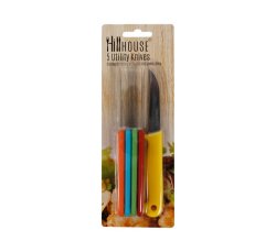 Hillhouse - 5 Piece- Knife Set - Various Colours - 6 Pack