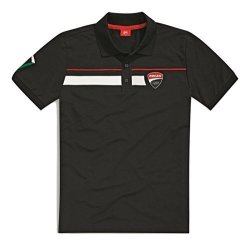 Ducati Corse Speed Short Sleeve Polo Shirt LG Black