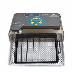 Pstars Digital Egg Incubator 4-35 Chick Hatching With Automatic Flip Built-in LED Egg Candler Temperature And Humidity Control For Poultry Chicken Duck Quail Goose