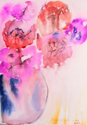 Soft Florals - Original Watercolour - Jennifer Van Niekerk
