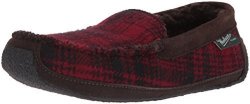 Woolrich Men's Heff Moccasin Red Hunting Plaid Wool 11 M Us