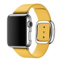 Modern Buckle Strap Band For Apple Watch 42MM & 44MM Yellow