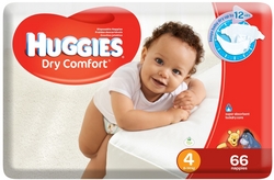 Huggies Dry Comfort Size4 pack of 66