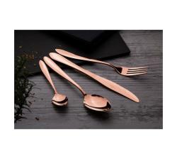 Cutlery Set 24 Pieces - Satin Gold