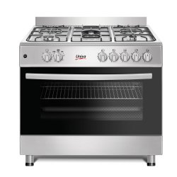 Univa Univa 90CM 5 Burner Gas Stove Stainless Steel