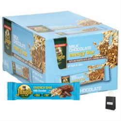 Energy Bars - Box Of 30 X 48G - Milk Chocolate + Gift Bag Natan