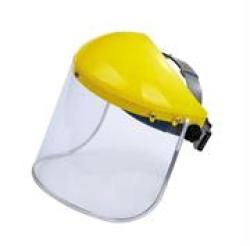 Yellow Top Helmet Face Shield Anti Fog And Reusable - Clear Design Retail Box No Warranty Specification • Stock Code: Csybbhfs• Description: Yellow