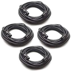 Seismic Audio - Set Of Two 2 50 Feet Dj pa Xlr Microphone Cables - MIC Cable - Stage Or Studio Use