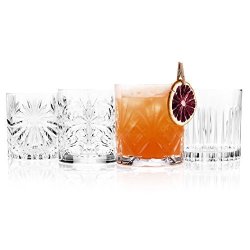 Rcr Mixology Crystal Short Whisky Water Tumblers Glasses Set Of 4
