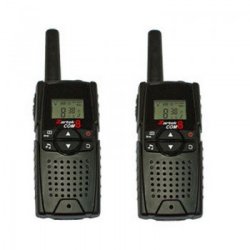 Zartek - COM8 Twin Pack Two Way Radios - Black