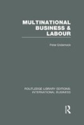 Multinational Business And Labour Hardcover