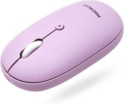 Macally - Rechargeable Bluetooth Optical Mouse - Purple