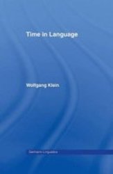 Time In Language Paperback
