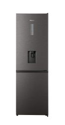 Hisense 298L Bottom Freezer Fridge With Water Dispenser-titanium Inox