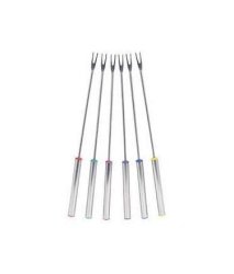 Trudeau Stainless Steel Fondue Forks Set Of 6 By Trudeau