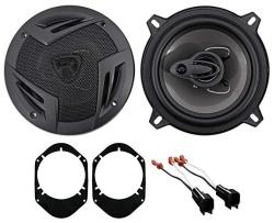 Rockville 5.25" Front Factory Speaker Replacement Kit For 2007-2008 Ford F-150