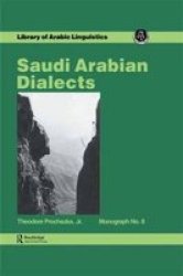 Saudi Arabian Dialects Hardcover